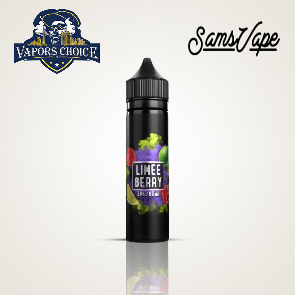 SAMS VAPE Premium E-Liquids  60ML & 120ML Juice Lime Berry UAE Al Sharjah